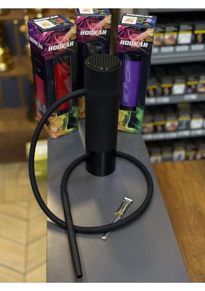 Siyah Nargile Takımı Her Yerde Taşınabılırsınız Arabada,evde ve Gezilerde Hızlı ve Kolay Kullanım