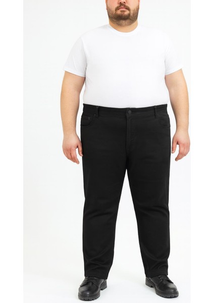 Regular Fit Likralı Büyük Beden Erkek Jean Pantolon 7374