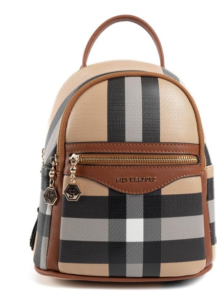 Bej - Taba SP983 Kadın Sırt Çantası