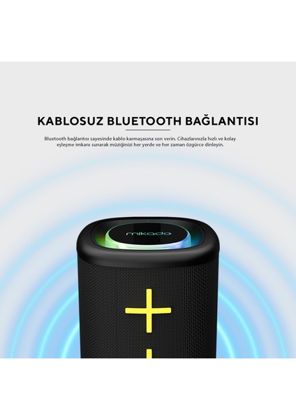 MD-26BT Nexus Siyah 6W 1200MAH Usb-Tf-Tws-Ipx6 Bluetooth Hoparlör fiyatları