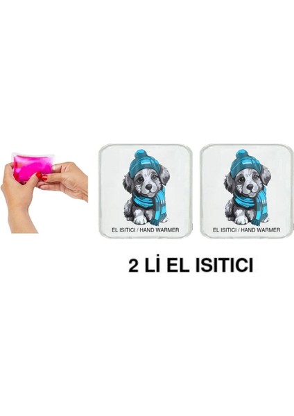 2 Adet Mavi Bereli Köpek Cep Sobası,el Isıtıcı,sıcak Su Torbası Pvc 10X9,5CM fırsatları
