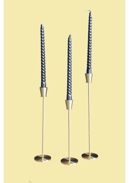 Molten 3lü Tasarım Şamdan Mumluk Dekoratif fiyatları