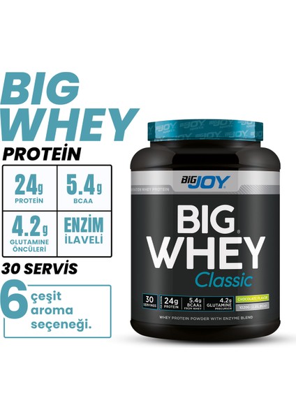 BIGWHEY Whey Protein Classic Çikolata 1020g 30 Servis fırsatları