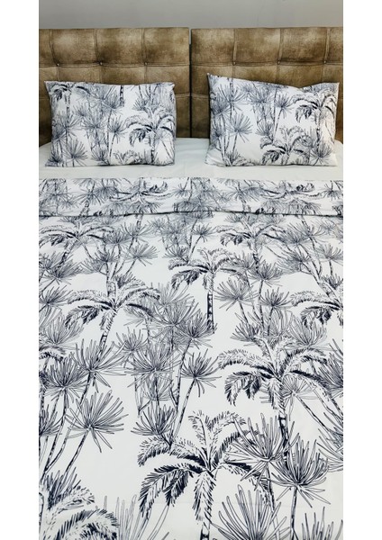 Palmiye Desenli Çift Kişilik Nevresim Takımı fiyatları