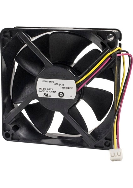 80X80X25MM 24V 0.07A Fan 3 Kablolu