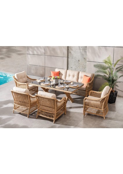 Madeo Rolex Bahçe Balkon Oturma Grubu