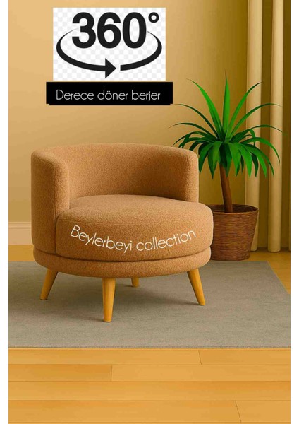 360 Derece Döner Berjer,koltuk, Mekanizmalı Döner Berjer