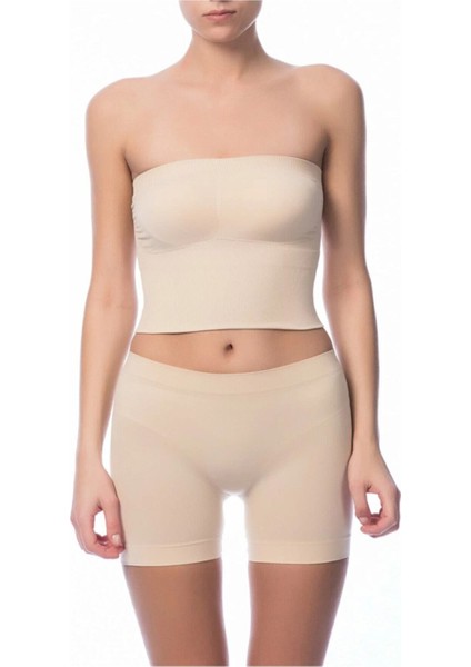 2029 Dikişsiz Uzun Şort Korse