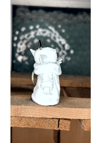 Baby Yoda Anahtarlık – 3D Baskı Grogu Figür Star Wars Charm Hediyelik - Yoda Anahtarlık