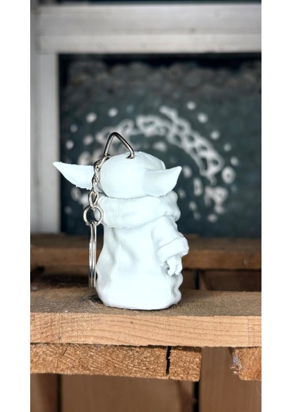 Baby Yoda Anahtarlık – 3D Baskı Grogu Figür Star Wars Charm Hediyelik - Yoda Anahtarlık