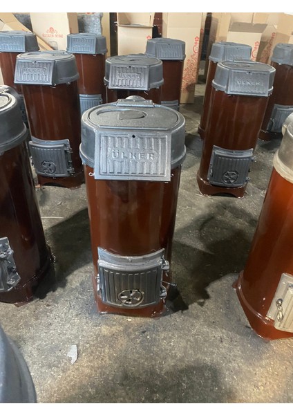 Yuvarlak Tuğlalı Soba