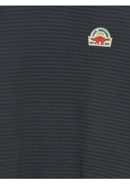 Lcw Kids Antrasit Bisiklet Yaka Baskılı Uzun Kollu Erkek Çocuk Sweatshirt fırsatları