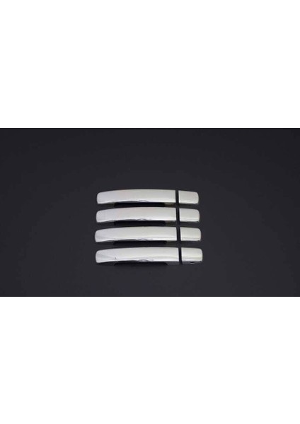 Nissan Navara Uyumlu Kapı Kolu 4 Parça 2006-2015 Paslanmaz Krom