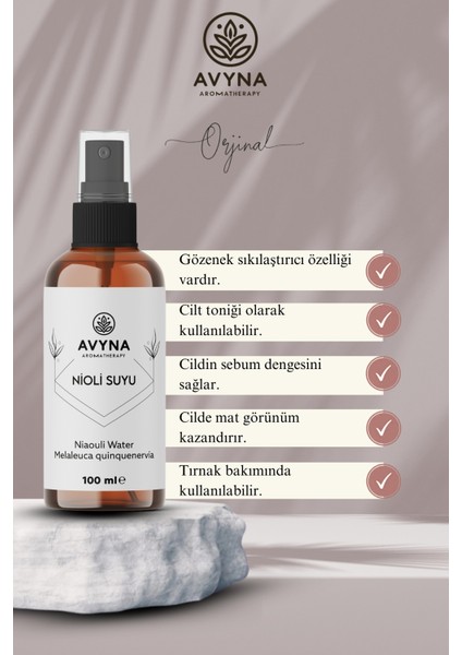 Nioli Suyu Cilt Toniği ve Çamaşır Spreyi 100 ml ( Niaouli Water) | 3 Al 2 Öde fiyatları