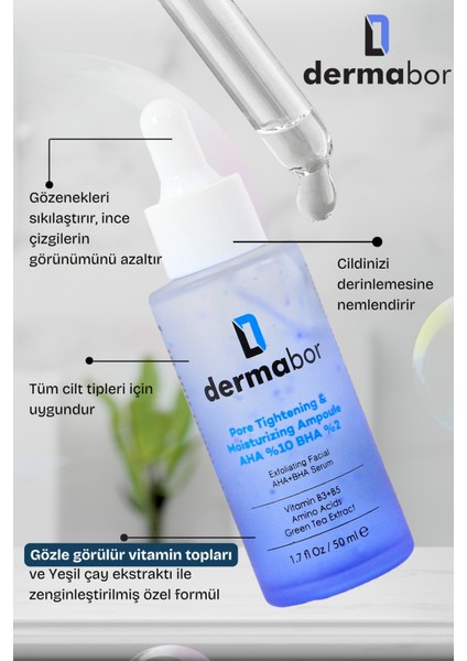 Retinol, Aha/bha Cilt Serumu | Onarıcı, Yaşlanma&kırışıklık Karşıtı Gözenek Sıkılaştırıcı Serum, 50ML modelleri