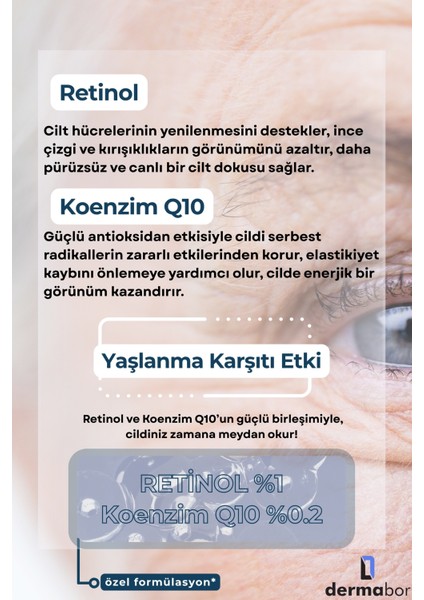Retinol, Aha/bha Cilt Serumu | Onarıcı, Yaşlanma&kırışıklık Karşıtı Gözenek Sıkılaştırıcı Serum, 50ML fırsatları