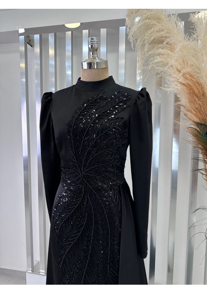 Kuyruklu Saten Abiye Elbise fiyatları