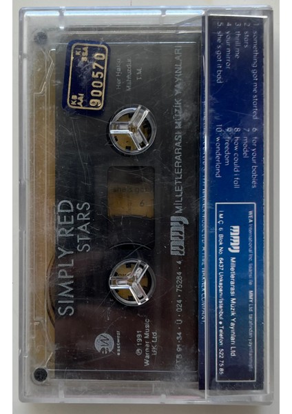 Simply Red Stars Kaset (Orijnal Dönem Baskı Kaset) fiyatları