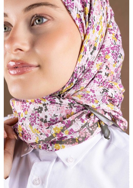 Desenli Soft Eşarp Koleksiyonu Çiçek Desen fırsatları