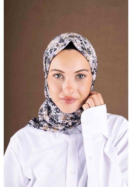 Desenli Soft Eşarp Koleksiyonu Çiçek Desen