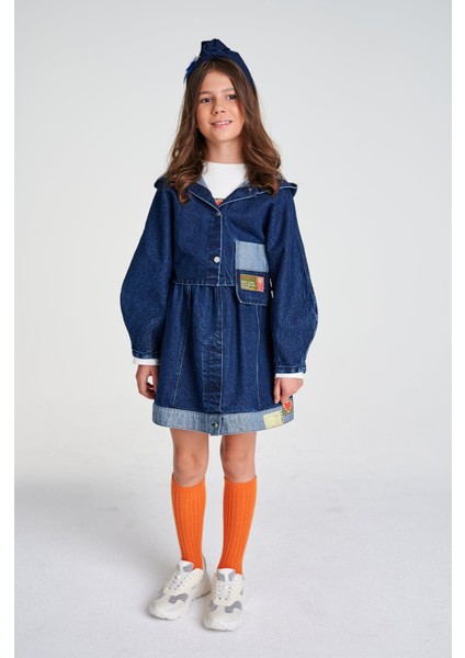 Bg Store Kız Çocuk Denim Ceket
