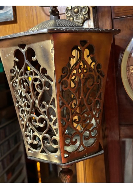 Bir Çift Pirinçten Dış Mekan Apliği - Toplam 56 cm Boyunda