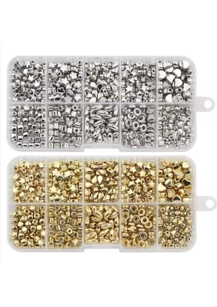 Gold ve Gümüş Ara Aparat Kutulu Takı Yapım Seti fiyatları