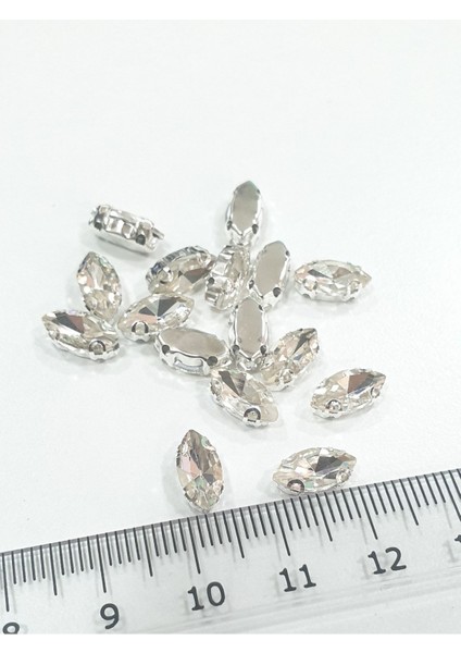 5*10 mm Mekik Kristal Dikme Kasalı Taş (100 Adet) fırsatları
