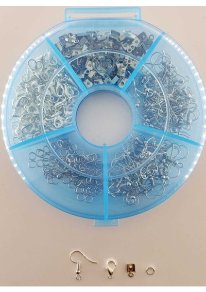 400 Parça Takı Yapım Malzeme Seti / Papağan Kapama Küpe Kancası Bağlantı Halkası fırsatları