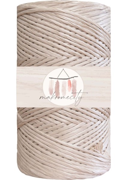 Premium Polyester Bodrum Rafya Ipi Suni Rafya Ip Çanta Ipi Hediye Paketleme Ipi fırsatları