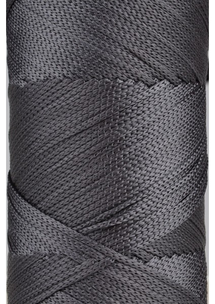 2 Mm - 200 gr Polyester Makrome Ipi Koyu Gri 230 M Polyester Makrome Ip Supla Ip Ve Çanta Ipliği fırsatları