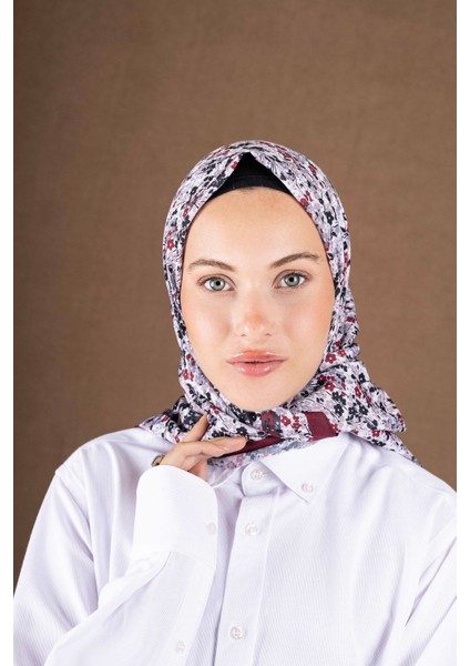 Desenli Soft Eşarp Koleksiyonu Çiçek Desen