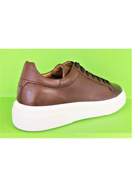 Bagsshoes 2501 Footcap Erkek Hakiki Deri Yüksek Taban Premium Sneaker Ayakkabı