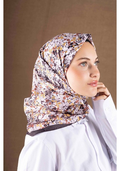 Desenli Soft Eşarp Koleksiyonu Çiçek Desen