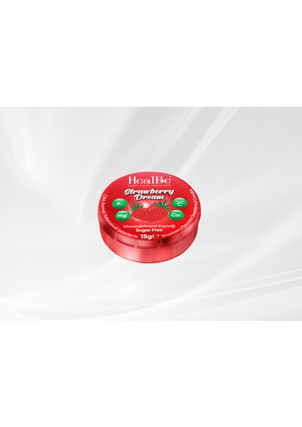 Healbe Çilek Aromalı Şekerleme