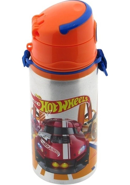 Erkek Çocuk Matara 500 ml Turuncu 1 Adet Alüminyum Suluk Okul Matarası Öğrenci Suluğu