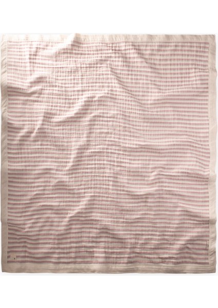 Kalın Biyeli Çift Kat Ham Battaniye 85X90 cm Mint Yeşili-Gül Kurusu fiyatları