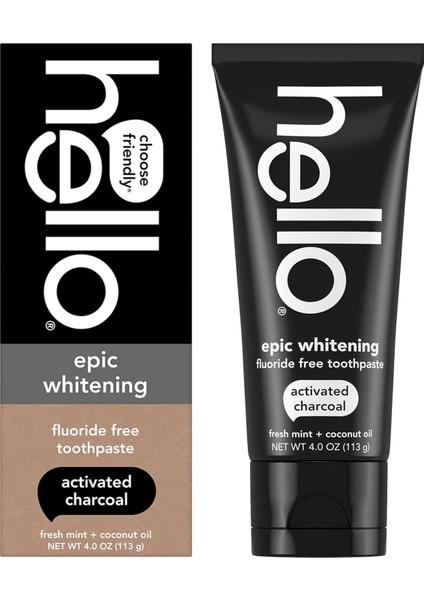 Activated Charcoal Epic Whitening Florürsüz Diş Macunu 113GR