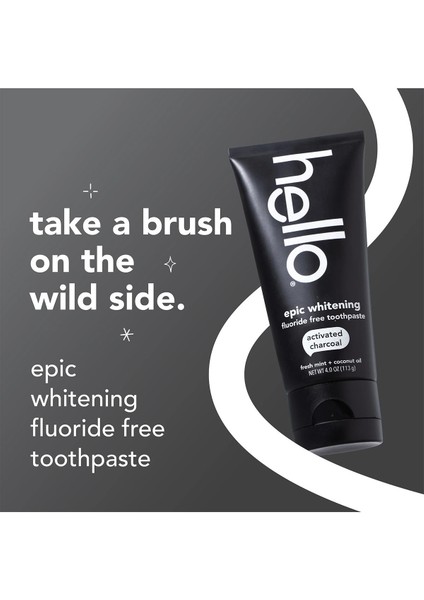 Activated Charcoal Epic Whitening Florürsüz Diş Macunu 113GR fiyatları