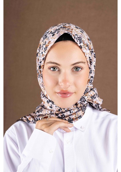 Desenli Soft Eşarp Koleksiyonu Çiçek Desen