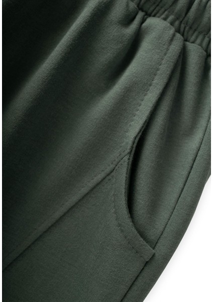 Paçalı Eşofman 2-8 Yaş Haki Yeşil modelleri