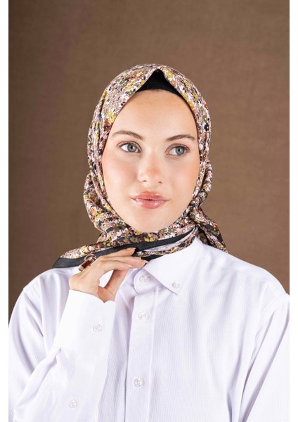 Desenli Soft Eşarp Koleksiyonu Çiçek Desen