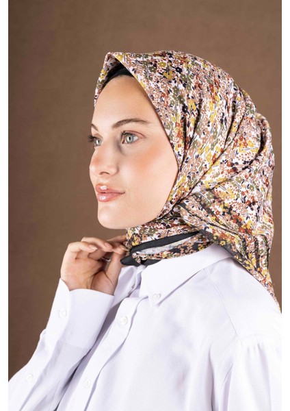 Desenli Soft Eşarp Koleksiyonu Çiçek Desen modelleri