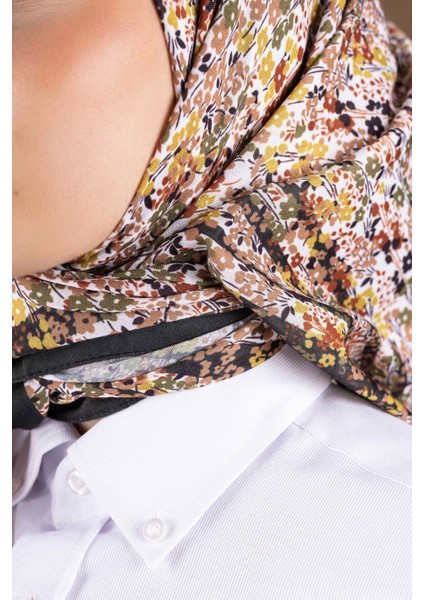 Desenli Soft Eşarp Koleksiyonu Çiçek Desen fırsatları