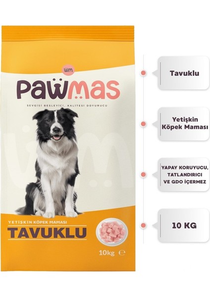 Tavuklu Yetişkin Köpek Maması 10 kg x 2 Adet fiyatları