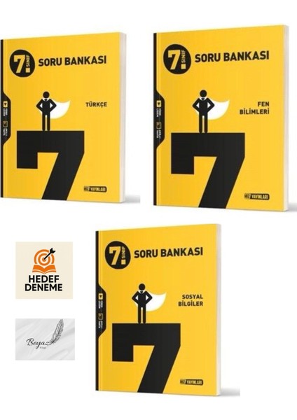 Hız 7.sınıf Türkçe Fen Bilimleri Sosyal Bilgiler Soru Bankası Hedef Deneme