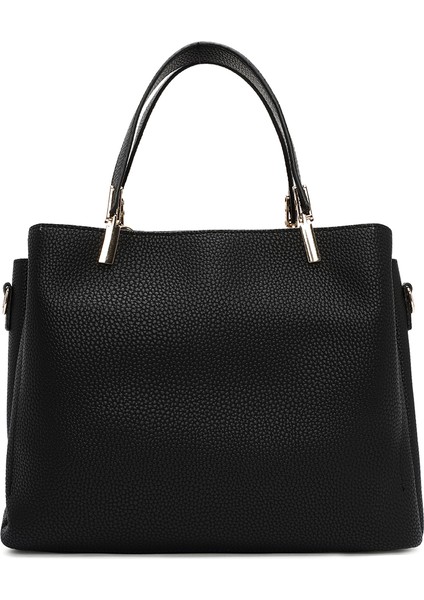 Kadın Siyah Uzun Askılı Aksesuar Detaylı Kol Çantası 25WBD2009FT fırsatları