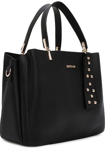 Kadın Siyah Uzun Askılı Aksesuar Detaylı Kol Çantası 25WBD2009FT indirimleri