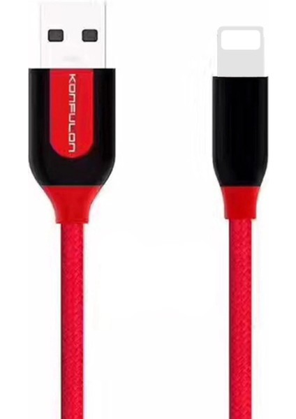 S51 Lightning Kablo iphone Uyumlu 1m 3A - SIYAH-(5796) - TGZ6357-6423