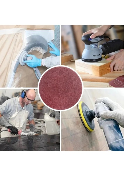 6906 Cırtlı Disk Zımpara Nk Deliksiz 115 mm 180 Kum - 100 Adet fiyatları